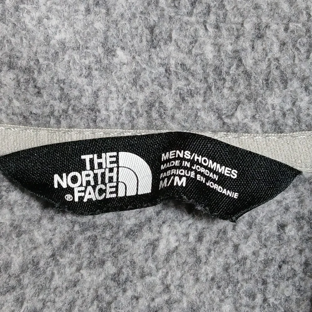 North Face Gordon Lyons Sweater Jacket Mens M Gray Fleece Hiking